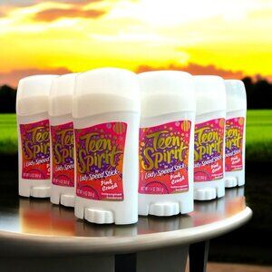 ( 6 ) Lady Speed Stick Teen Spirit Deodorant Pink Crush 1.4 oz Each NEW SEALED